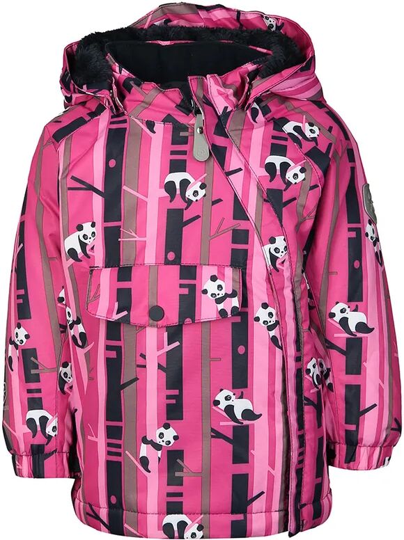 Color Kids Funktionswinterjacke BAMBOO BRANCH mit abnehmbarer Kapuze in pink