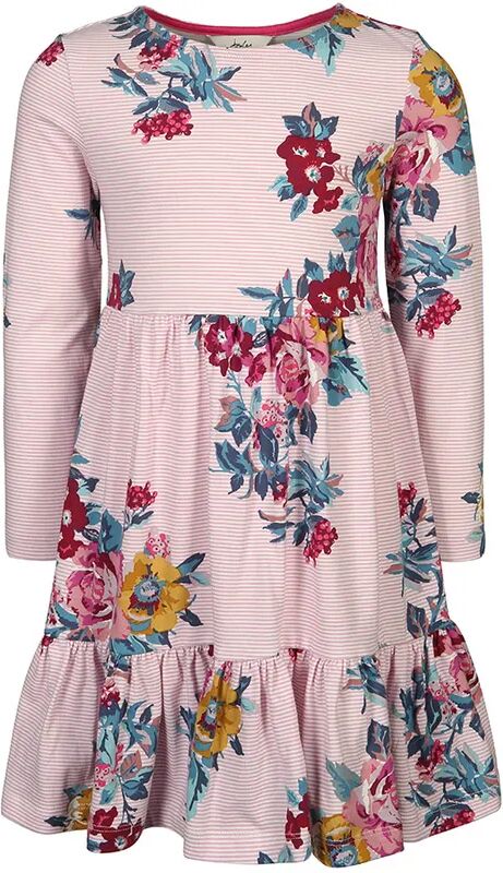 Tom Joule® Jersey-Kleid EVELYN – FLORAL gestreift in pink