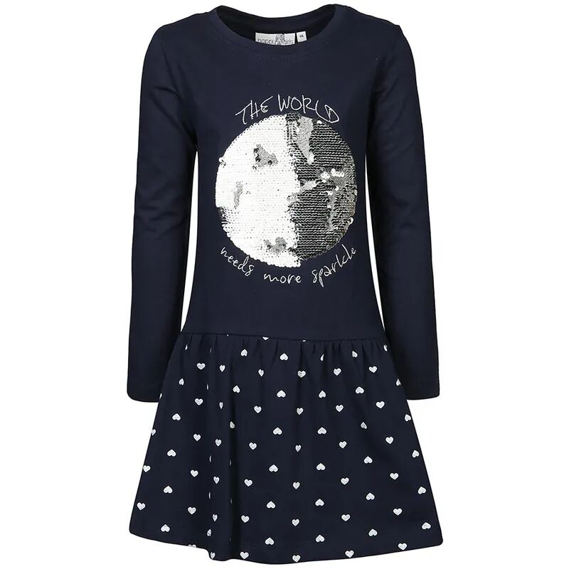 happy girls Jersey-Kleid WORLD mit Wendepailletten in navy