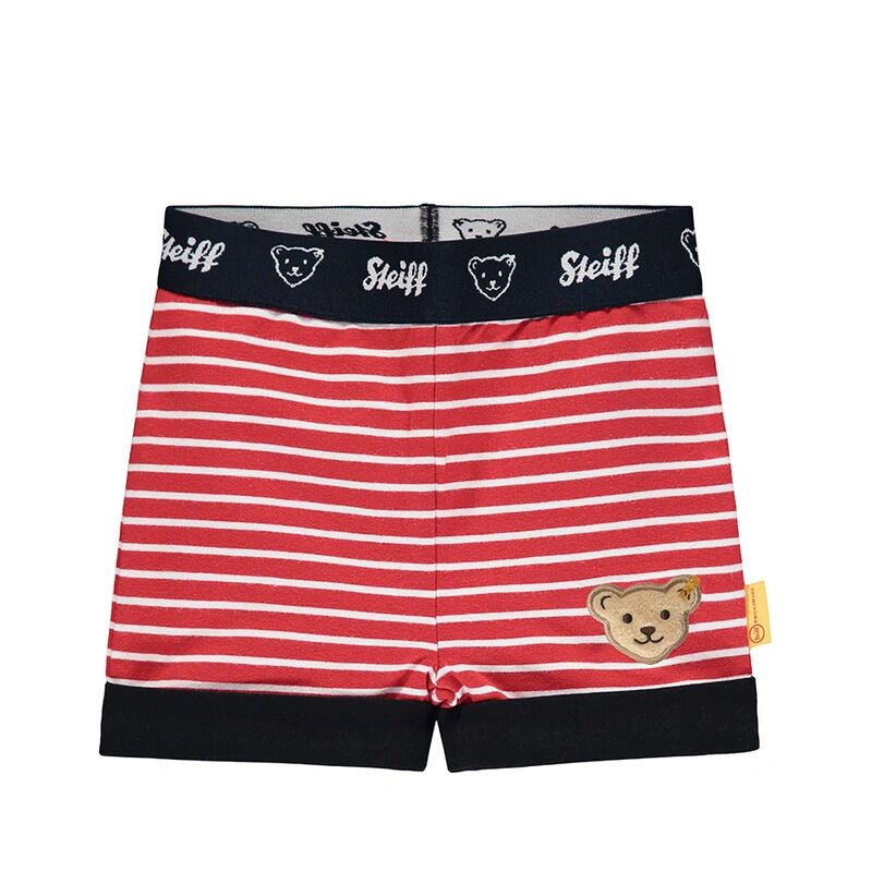 Steiff Jersey-Shorts SEELUFT BABY gestreift in rot