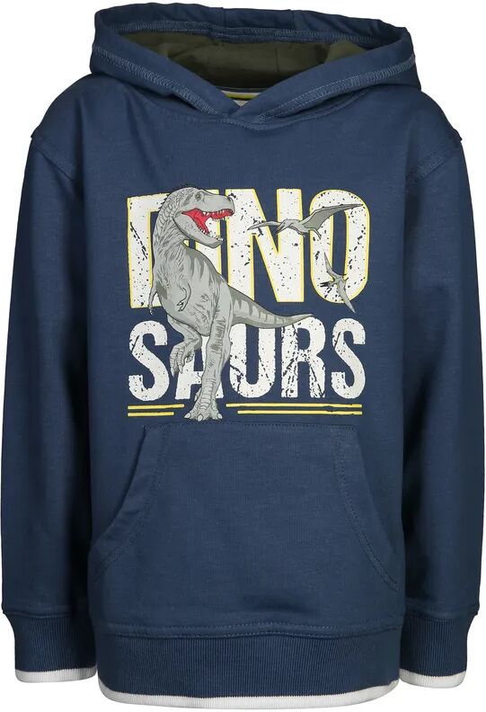 Salt & Pepper Kapuzen-Sweatshirt DINOSAURS in dutch blue