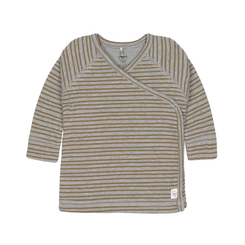 Lässig Kimono STRIPED in grey melange