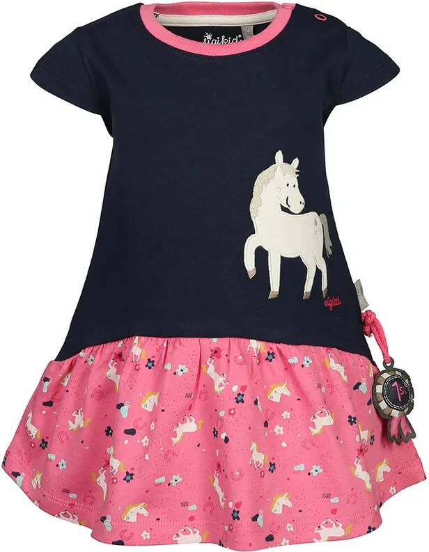 Sigikid Kleid SPARKLING PONY in dunkelblau/pink