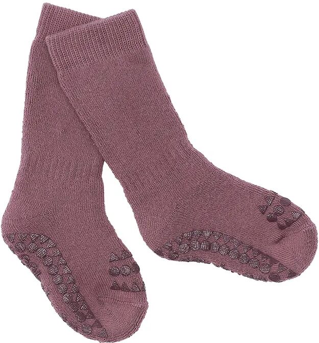 GoBabyGo Krabbelsocken NON-SLIP in pflaume