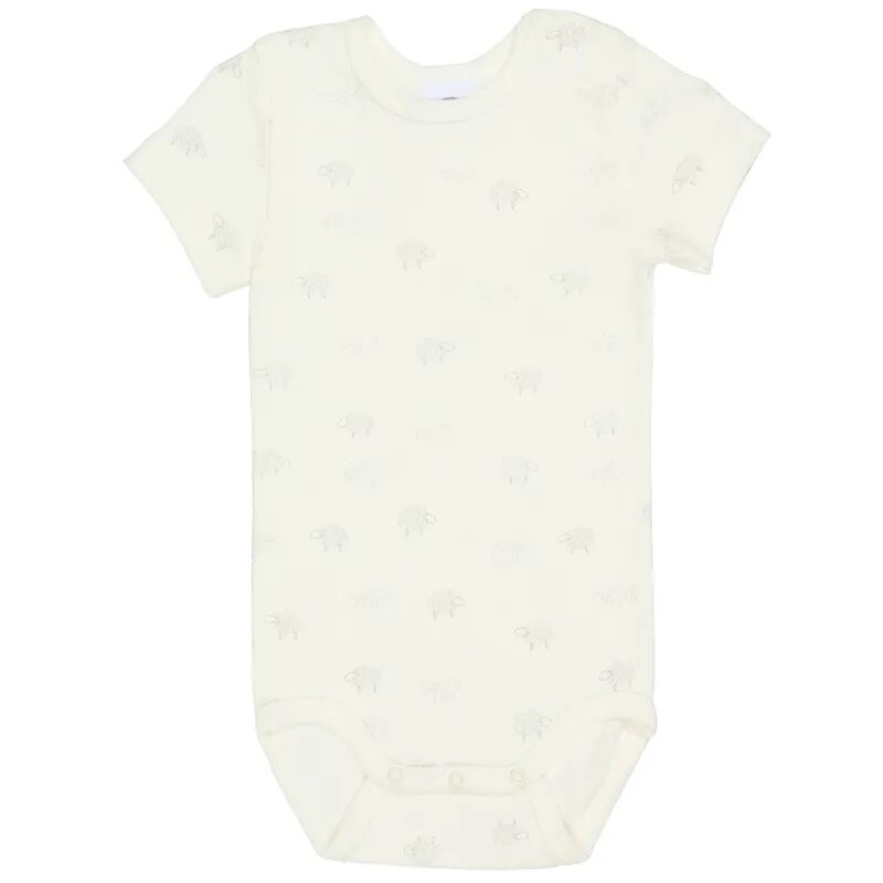 Sanetta Kurzarm-Body LITTLE SLEEPY SHEEP in offwhite