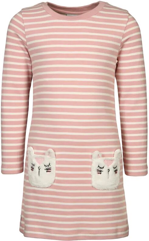 happy girls Langarm-Kleid POCKETCAT gestreift in dusty rose