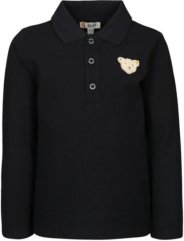 Steiff Langarm-Poloshirt BASIC in navy