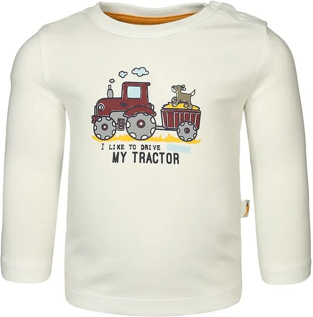 Salt & Pepper Langarmshirt I LIKE TO DRIVE MY TRACTOR in offwhite