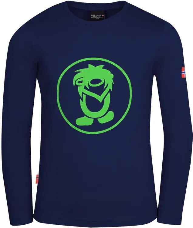 TROLLKIDS Langarmshirt KIDS TROLL in navy/green