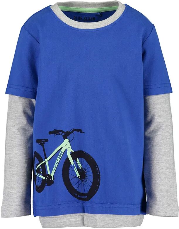 BLUE SEVEN Langarmshirt MOVE IT – BIKE in blau