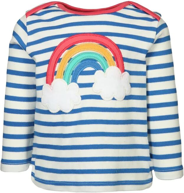 frugi Langarmshirt RAINBOW gestreift in blau