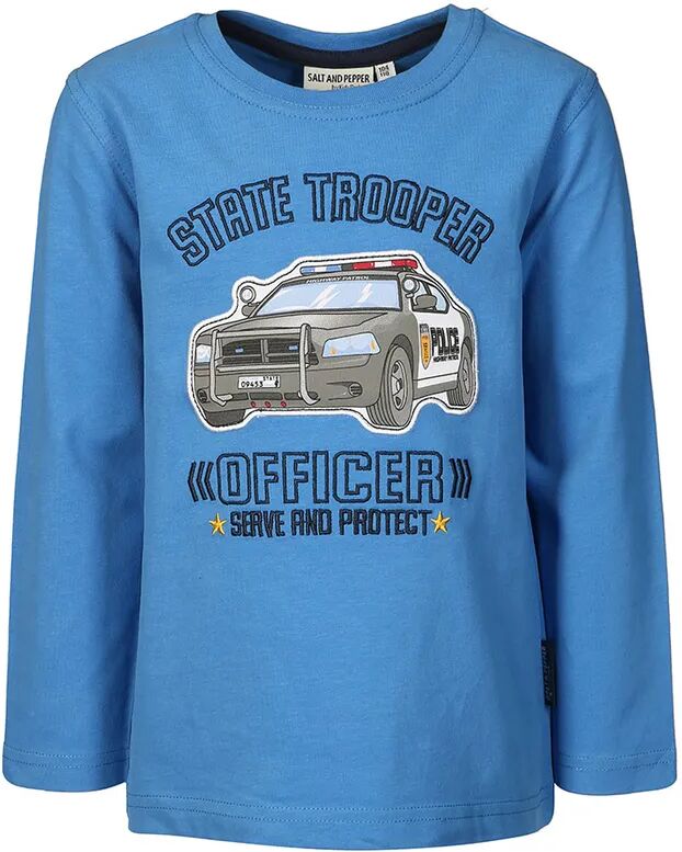 Salt & Pepper Langarmshirt STATE TROOPER in blau