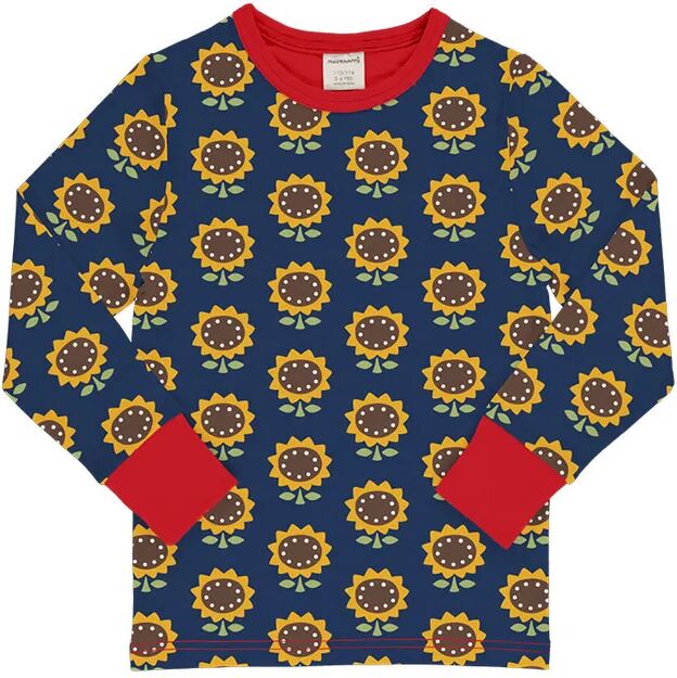 Maxomorra Langarmshirt SUNFLOWER in dunkelblau