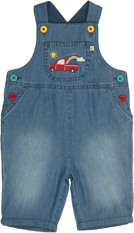 frugi Latzhose POCKET TRUCK in light blue denim