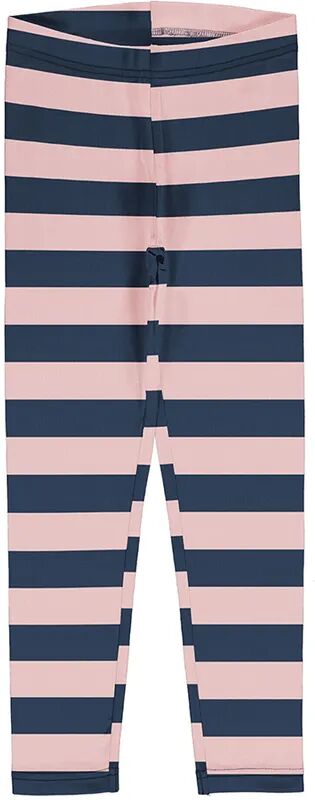 Maxomorra Leggings STRIPE PALE BLUSH in hellrosa/dunkelblau