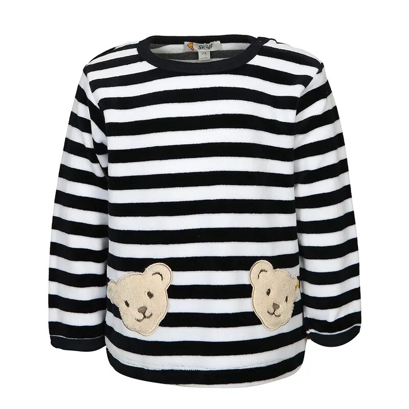 Steiff Nicki-Sweatshirt BASIC – ZWEI TEDDYS in dunkelblau