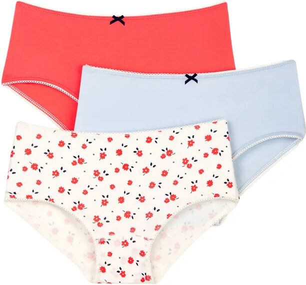 Petit Bateau Panty JOSETTE 3er-Pack in peachy/marshmallow/fraicheur