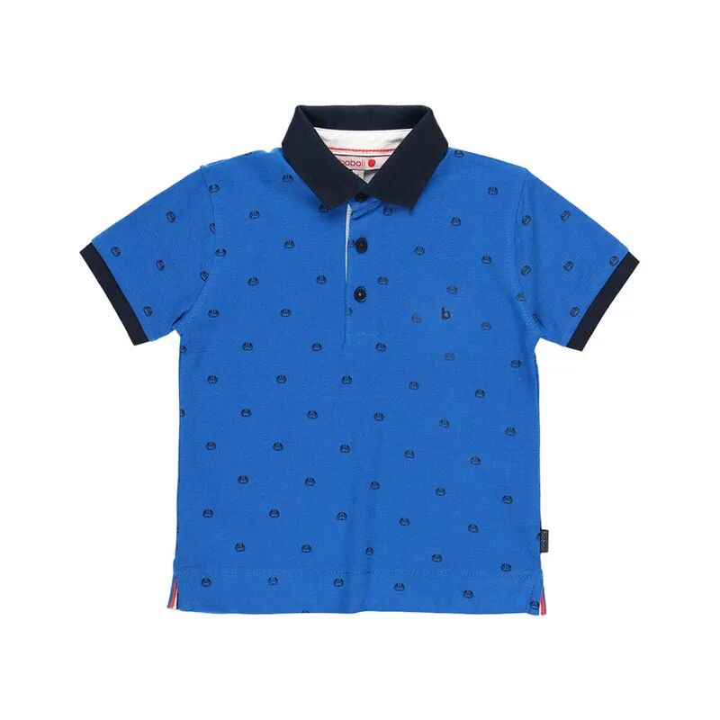 Boboli Polo-Shirt ROMA AOP in blau