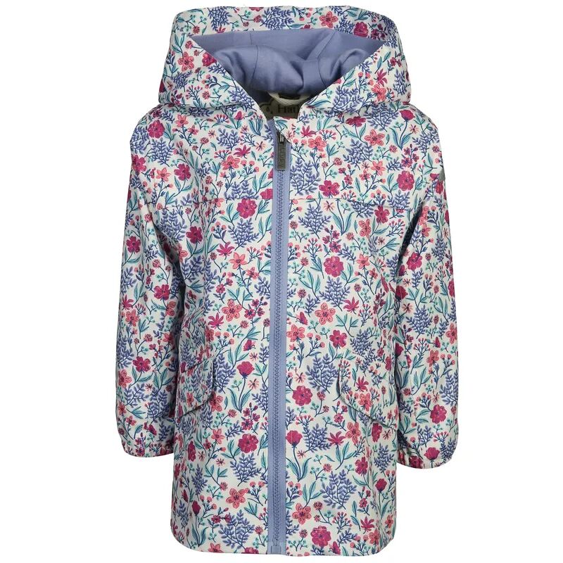 Hatley Regenjacke WILD FLOWERS in blau/weiß