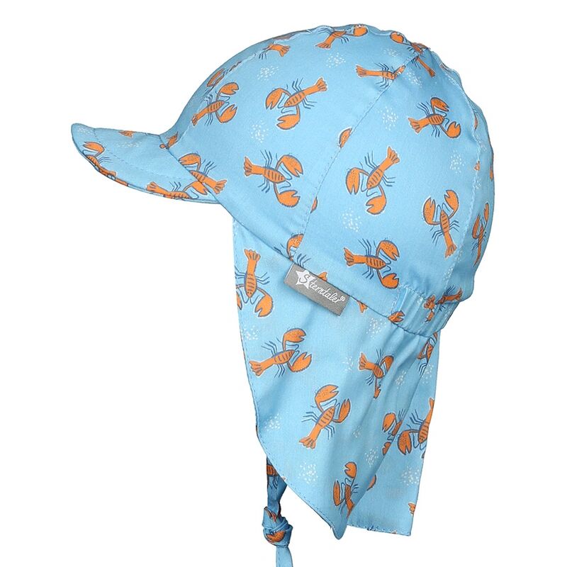 Sterntaler Schirmmütze HUMMER mit Nackenschutz in hellblau