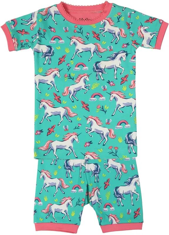 Hatley Schlafanzug UNICORN PARTY kurz in mint