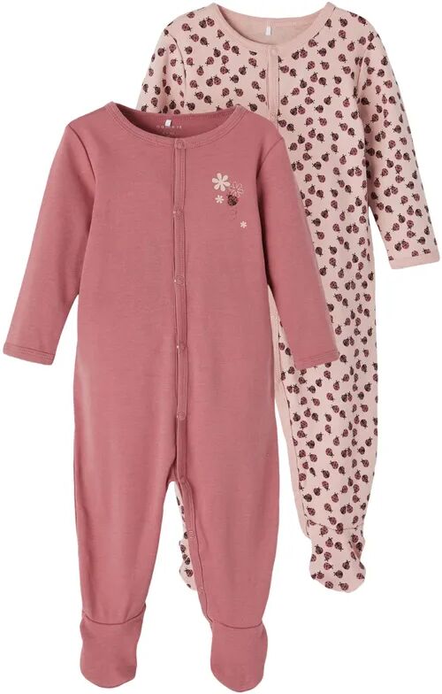 name it Schlafstrampler NBFNIGHTSUIT - LADYBUG 2er-Pack in deco rose