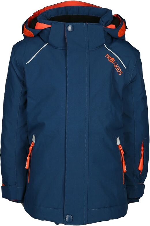 TROLLKIDS Schnee-Jacke KIDS HOLMENKOLLEN in mystic blue/orange