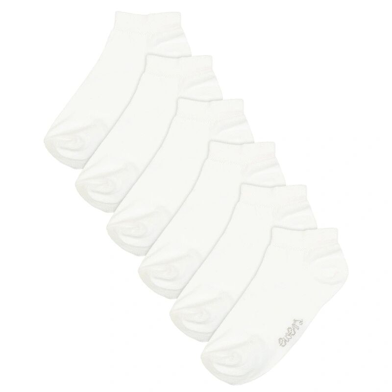 ewers Sneaker-Socken ESSENTIAL MIX 6er-Pack in weiß