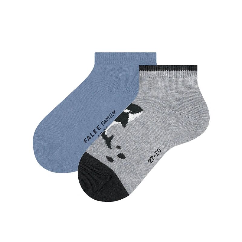 Falke Sneaker-Socken OCEAN JOURNEY 2er Pack in blau/grau