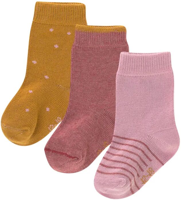 Lässig Socken BABY 3er-Pack in altrosa