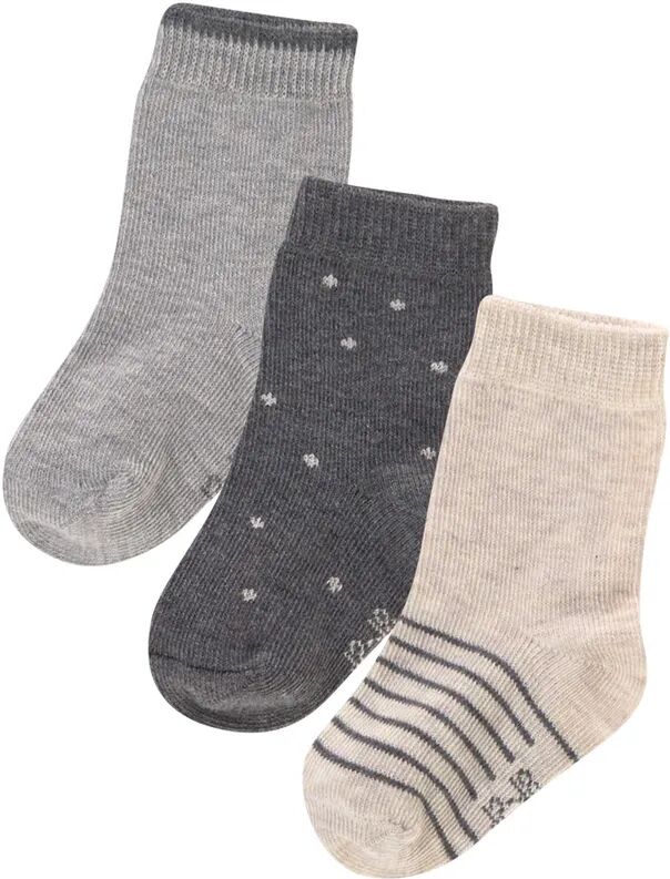 Lässig Socken BABY 3er-Pack in grau