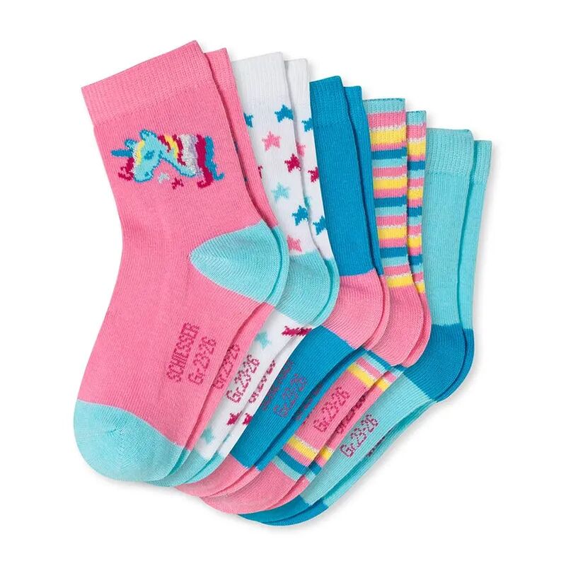 Schiesser Socken EINHORN 5er- Pack in bunt