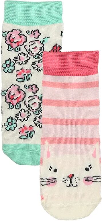 Tom Joule® Socken NEAT FEET – FLORAL AND CAT 2er-Pack in bunt