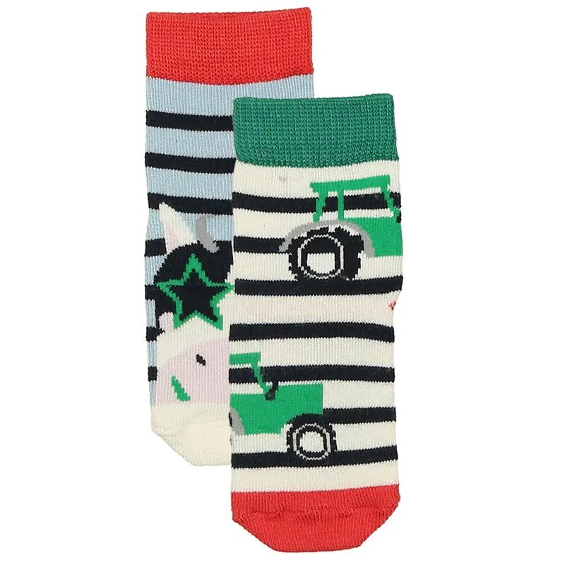 Tom Joule® Socken NEAT FEET – TRACTOR COW 2er-Pack in bunt