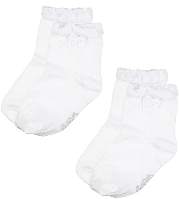 ewers Socken RÜSCHEN & SCHLEIFCHEN 2er Pack in weiß