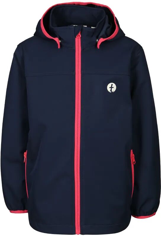 tausendkind essentials Softshelljacke KONTRAST in navy/pink (Größe: 140)