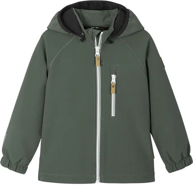 Reima Softshelljacke VANTTI mit abnehmbarer Kapuze in thyme green