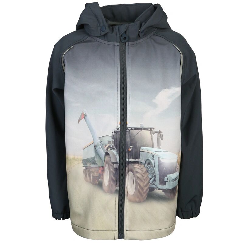 Minymo Softshelljacke VEHICLE in blue nights