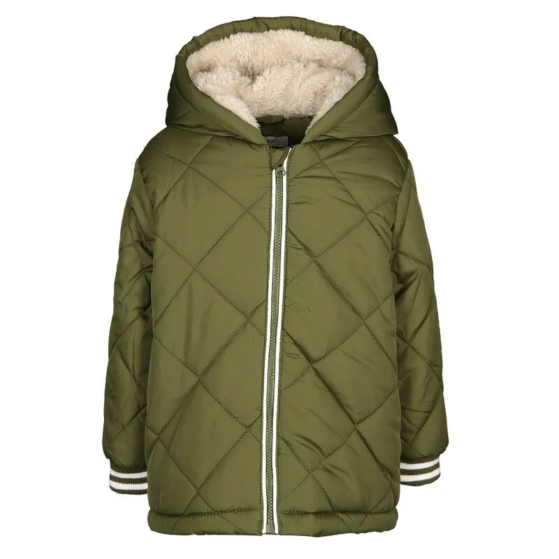 name it Steppjacke NBMME mit Plüsch in olive