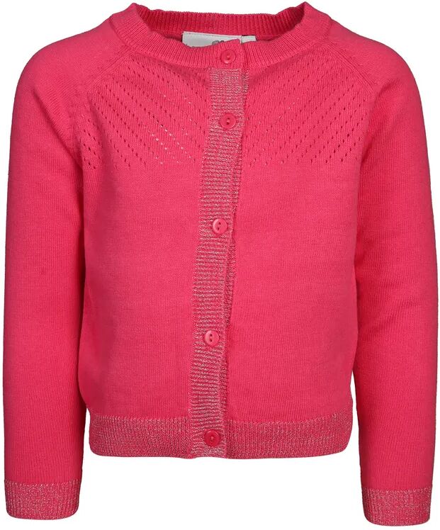 happy girls Strickjacke NEELE mit Glitzer in pink