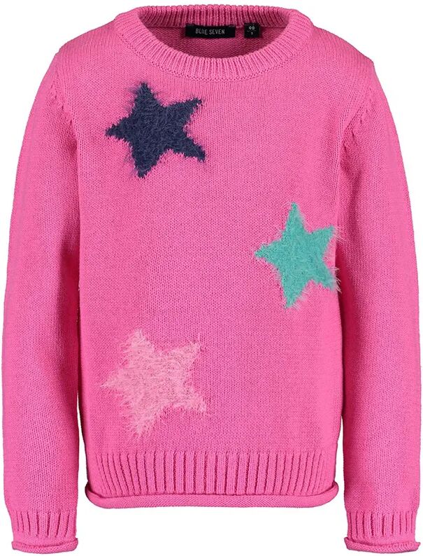 BLUE SEVEN Strickpullover FRIENDSHIP – STARS in pink