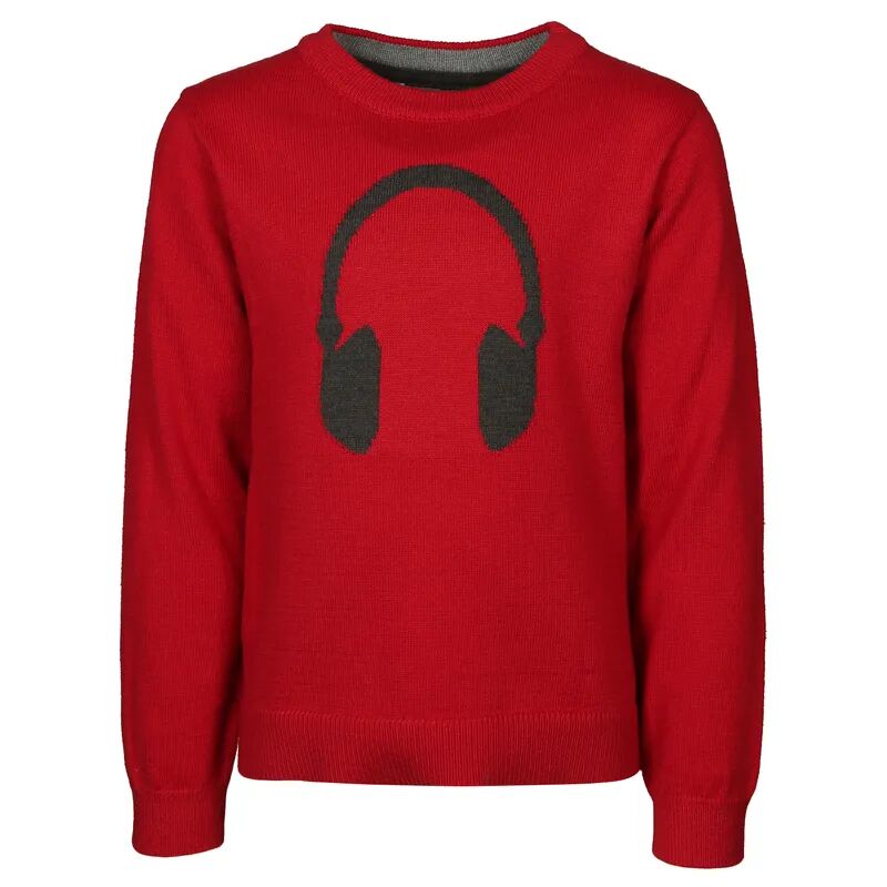 Boboli Strickpullover HEADPHONES in rot