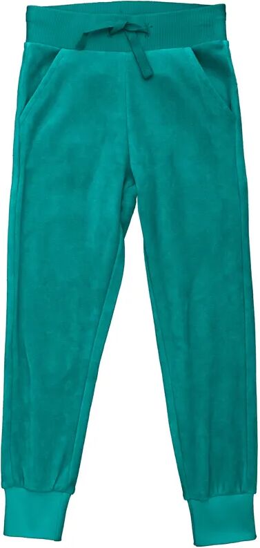 Maxomorra Sweat-Hose VELOUR SOLID in lagoon