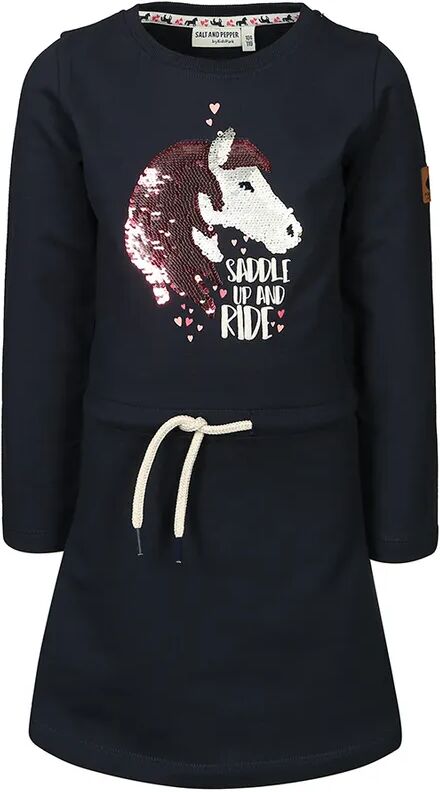 Salt & Pepper Sweatkleid RIDE mit Wendepailletten in navy