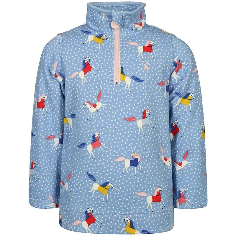 Tom Joule® Sweatshirt FAIRDALE HORSE & SPOTS in hellblau