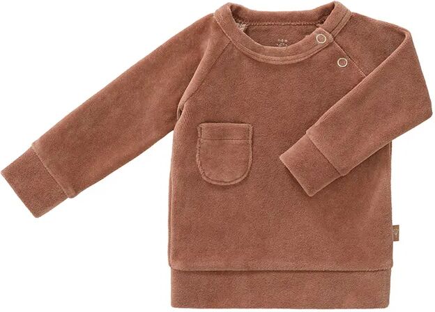 FRESK Sweatshirt VELOURS TAWNY BROWN in braun