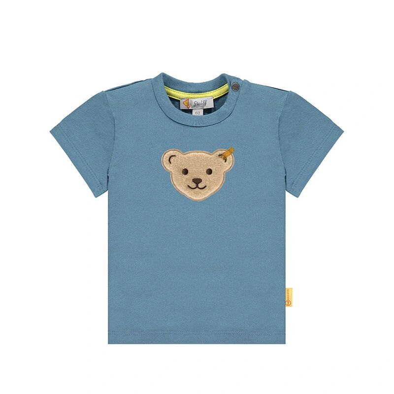 Steiff T-Shirt BABY – HELLO SUMMER in coronet blue