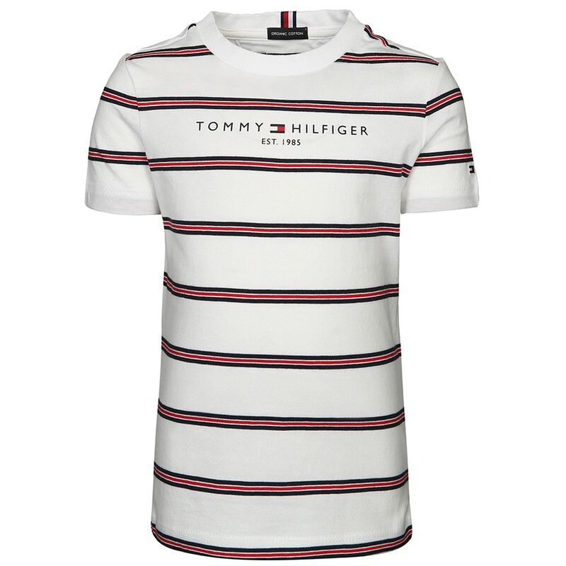 Tommy Hilfiger T-Shirt ESSENTIAL STRIPE in white