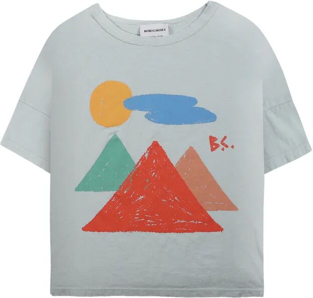 Bobo Choses T-Shirt LANDSCAPE in light grey