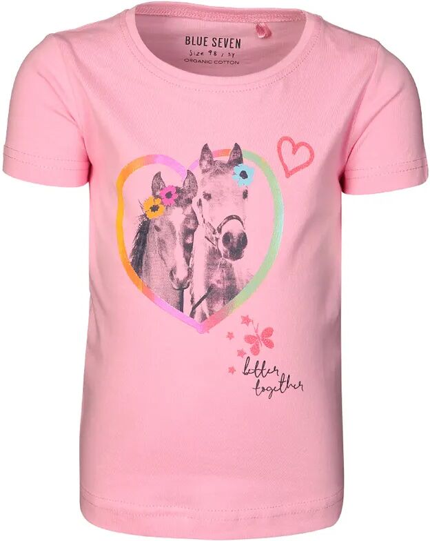 BLUE SEVEN T-Shirt LOVELY HORSE in rosa